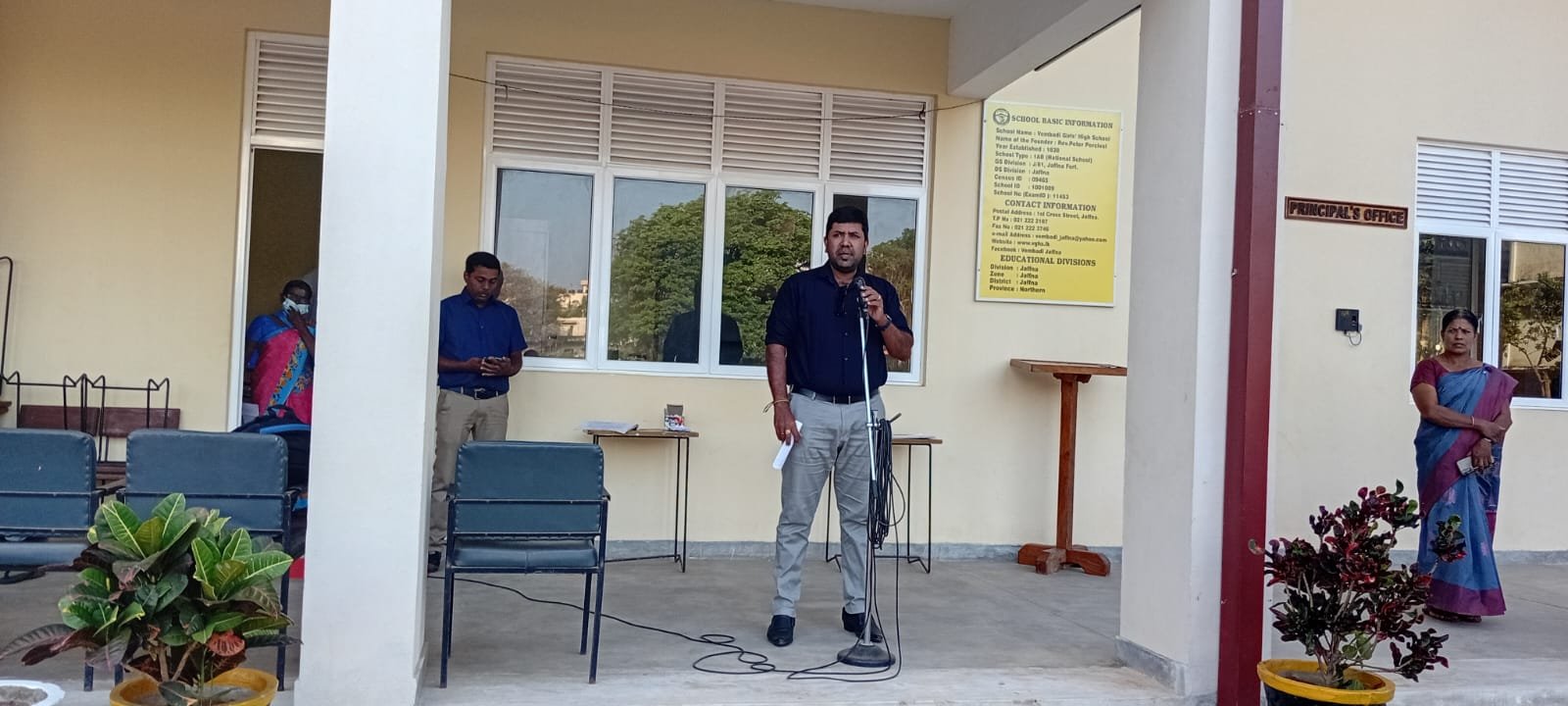 Jaffna Division Vembadi Ladies College Drugs Prevention Speech at Assembly